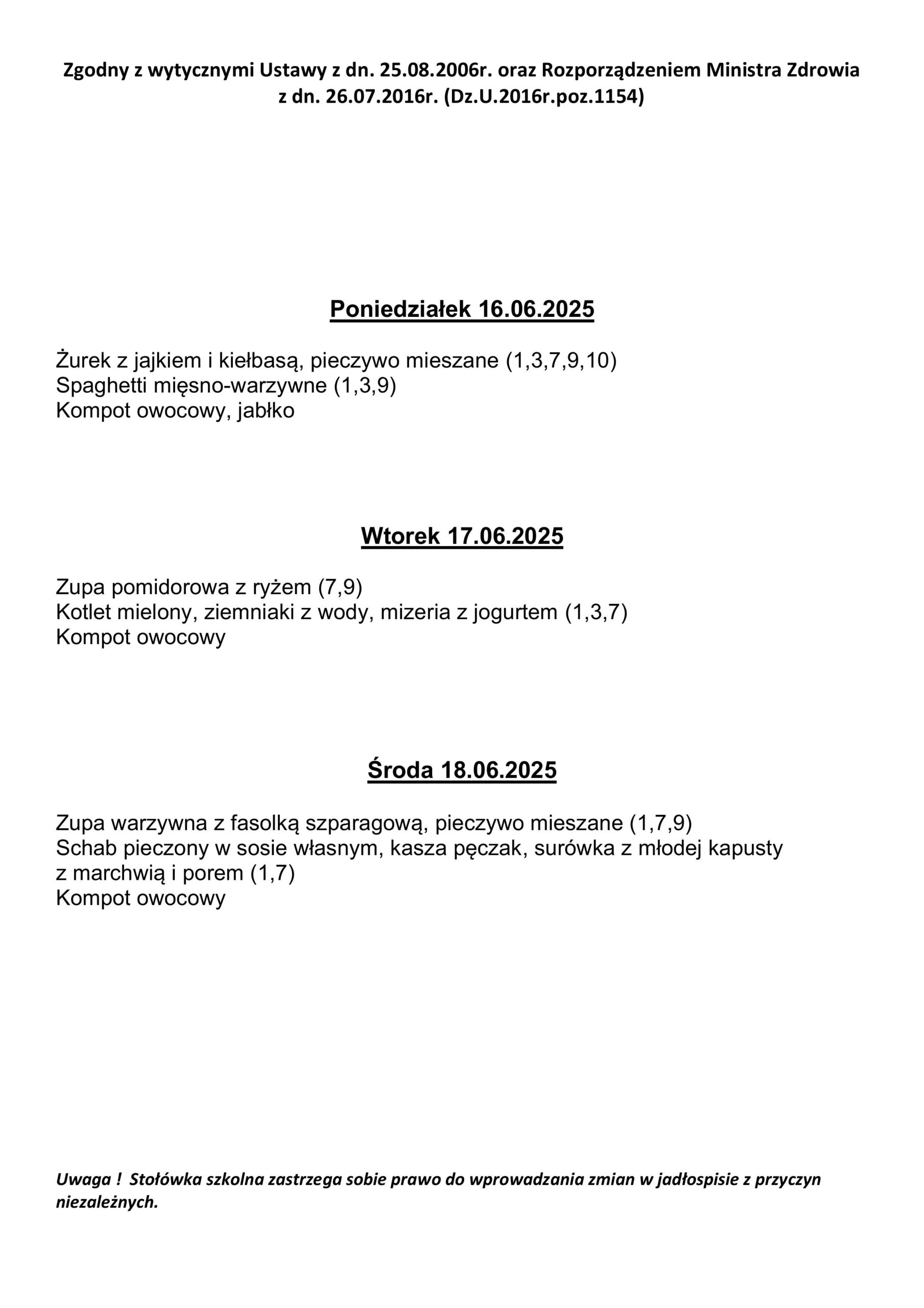 szkoła od 16.06
